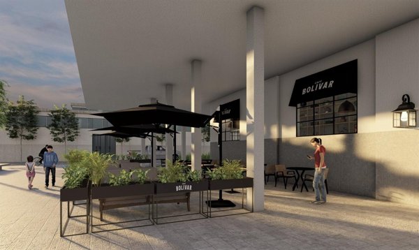 Café Bolívar · Vieja Terminal · Vista exterior del proyecto