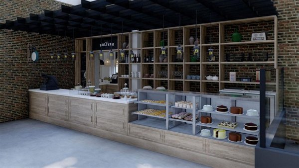 Café Bolívar · Vieja Terminal · Diseño de la barra