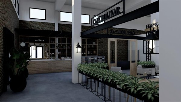 Café Bolívar · Vieja Terminal · Diseño del patio