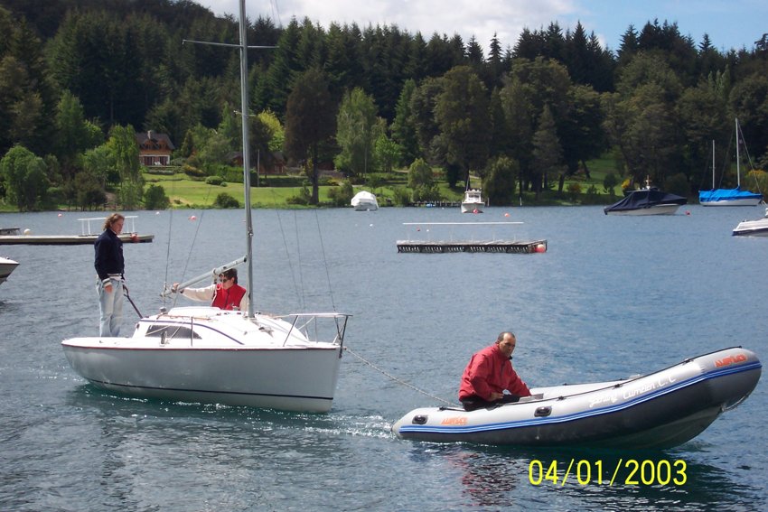 Navegación en el lago