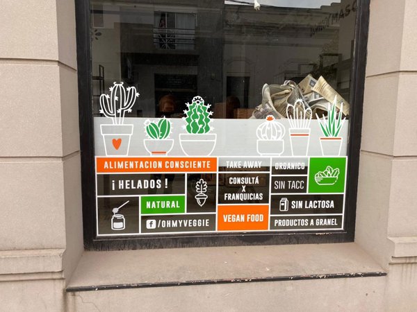 Oh My Veggie · La vidriera